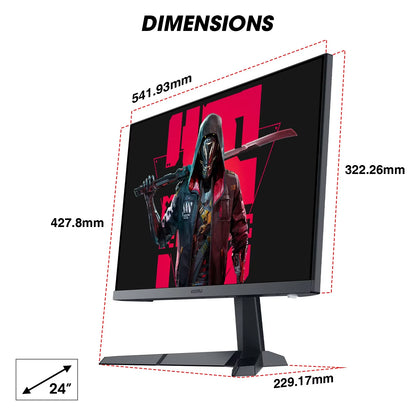 KOORUI- 24 Inch 144Hz 165Hz 240Hz Monitorcomputer Pc Display 240Hz 1Ms Response Time Monitor 24Inch Gaming Monitor