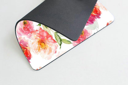 Watercolor Mousepad Floral Mouse Pad Rectangle Mouse Pad Beautiful Design Floral Mouse Pad