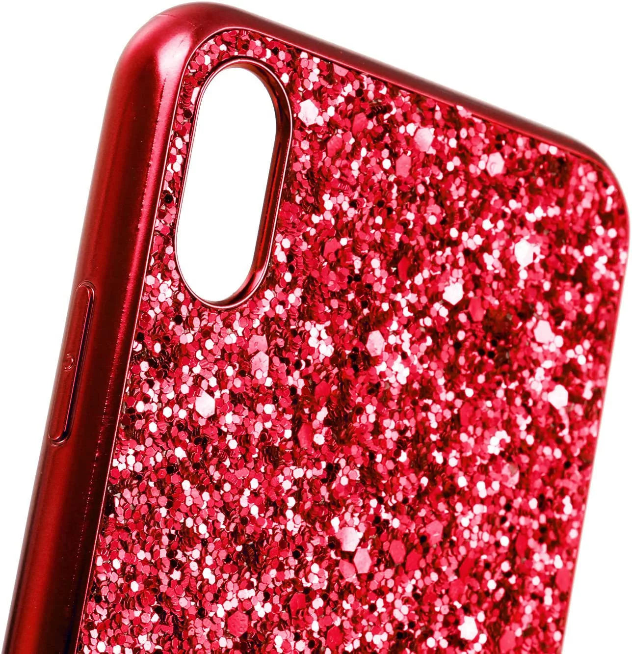 Compatible with Iphone Case,Crystal Diamond Glitter Bling Sparkly Soft Shockproof Cover for Women Girls Phone Case (Red,Iphone 11 Pro Max)