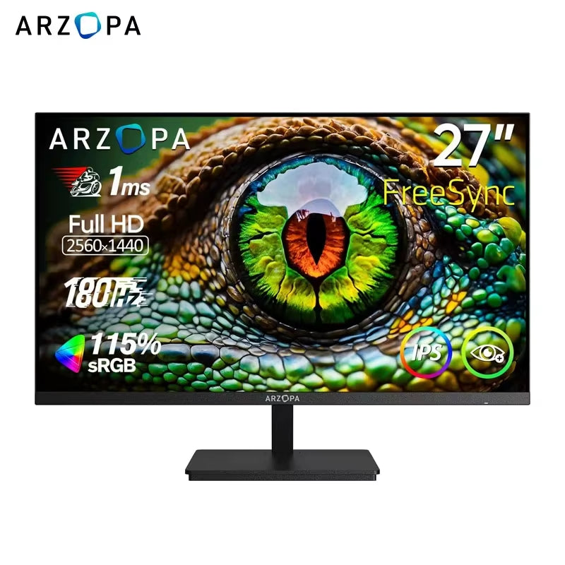 New  27Inch 180Hz 2K Fastips QHD PC Monitor 1Ms Freesync Gaming Monitor,M1Rc