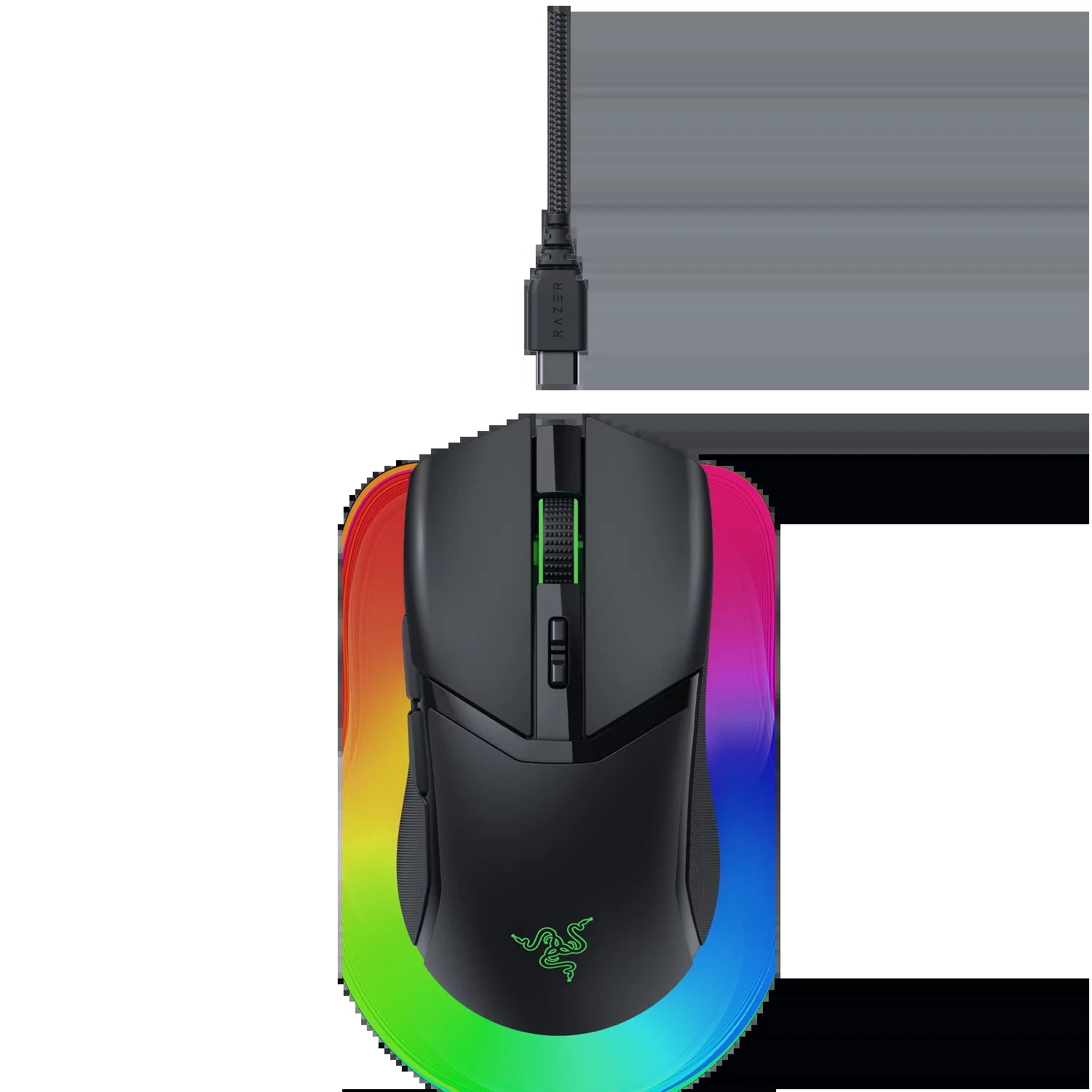 Cobra Pro Lightweight Wireless PC Gaming Mouse with  Chroma RGB, Customizable Controls, 77G, Black