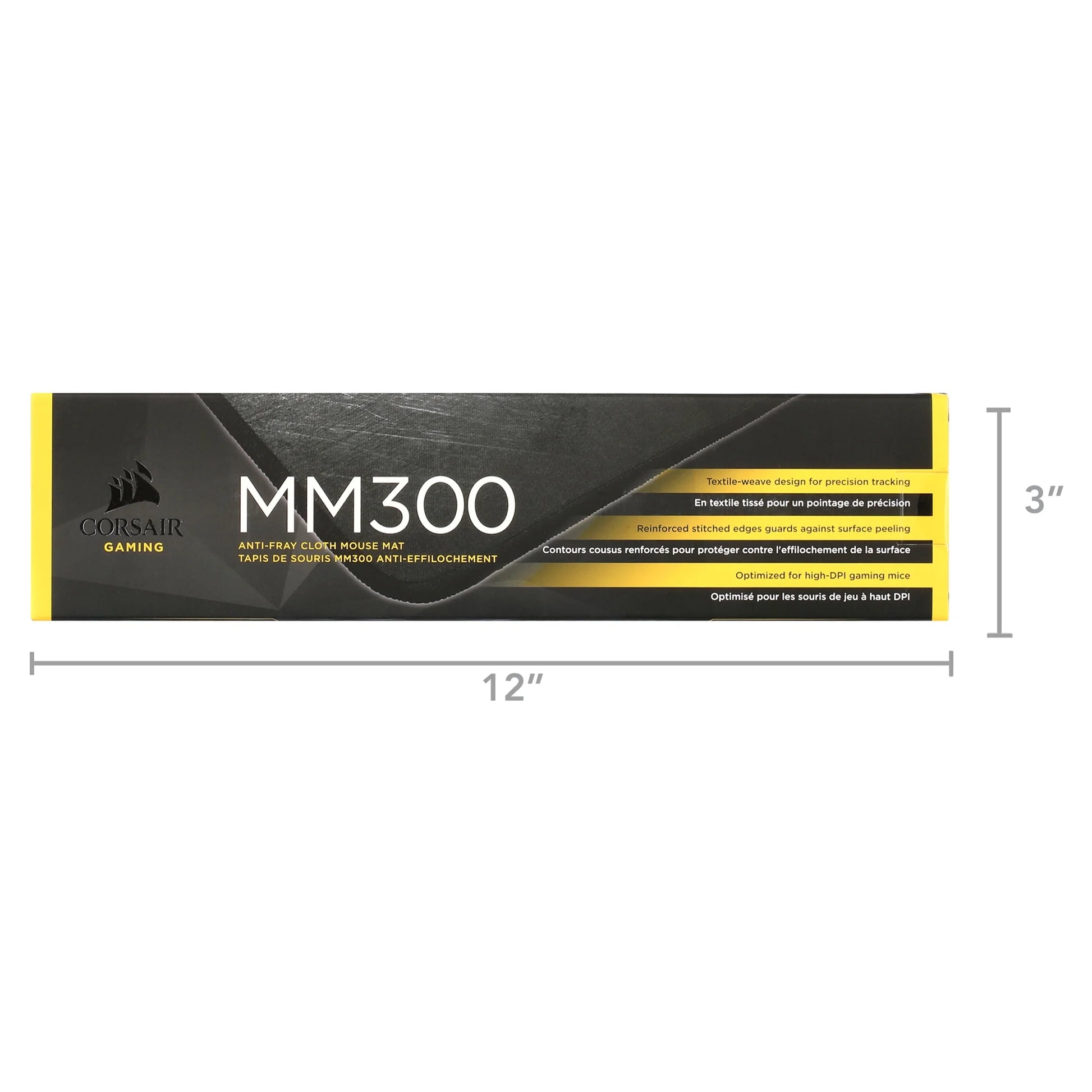 MM300 Anti-Fray Cloth Gaming Mouse Pad — Extended Edition