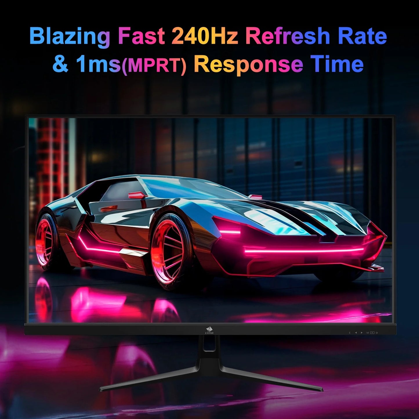 UG27PJ 27-Inch Gaming Monitor 240Hz 1Ms Full HD 1080P LED IPS Monitor HDMI & DP Port